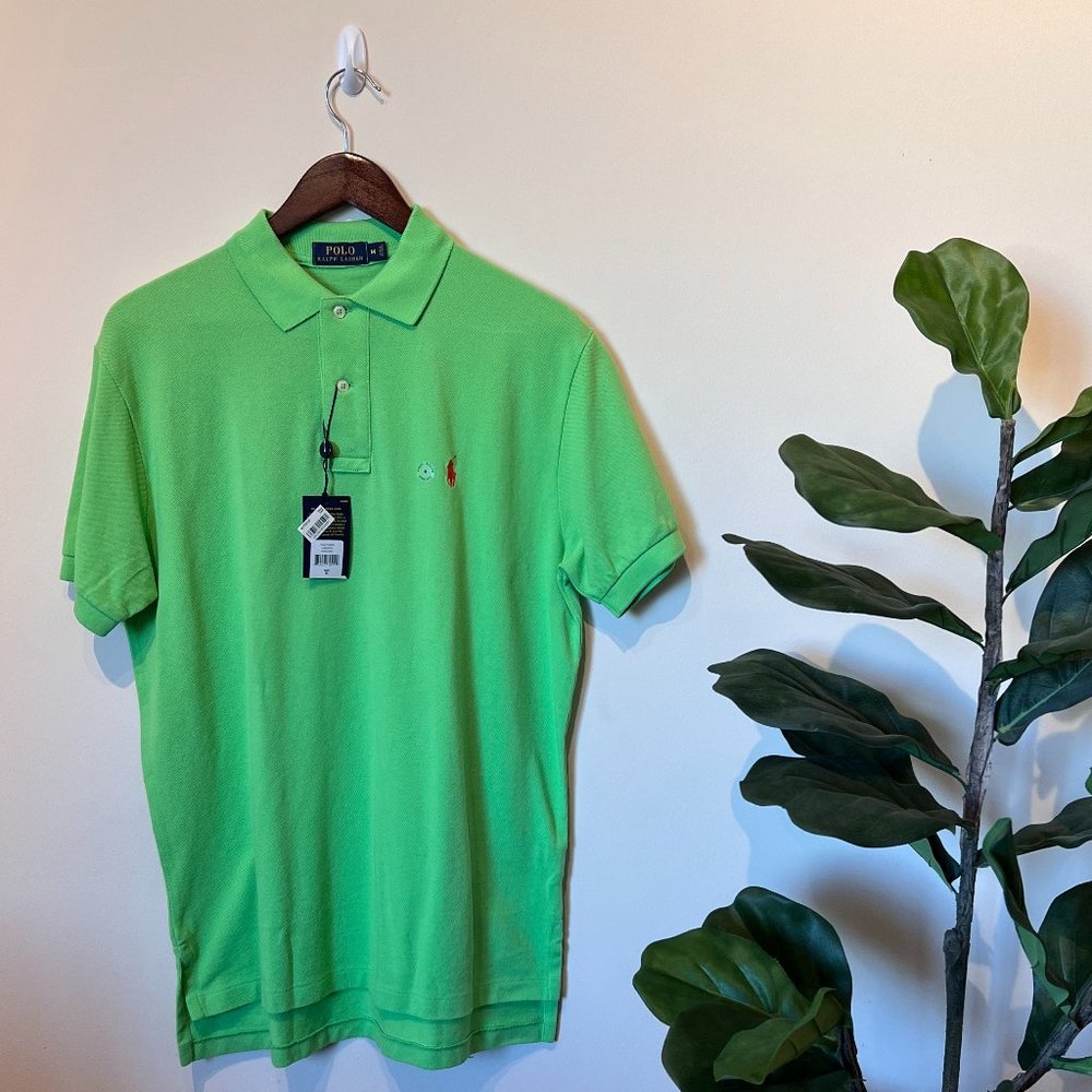 Polo Ralph Lauren Men's Short Sleeve Golf Polo Color Green Size M